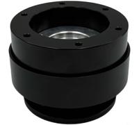 BEAZOOM Racing Simulator Quick Release Adapter TURN, Aluminum Alloy Direct Drive Wheel Mount(Black)