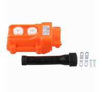 BEAZOOM Rainproof 2-Way Hoist Crane Push Button Switch COB-61 for Orange Pendant Controller AC 500V 2A
