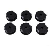 BEAZOOM Replacement Spool Set for Bosch ART 24, 27, 30 & 30-36 LI, Dual Line Grass Trimmer Parts with Covers, 6-Pack Wire Refills, Easy Snap-On Installation, ABS Material, Model F016800351 Compatible
