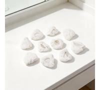 BEAZOOM Reusable Microfiber Cleaning Pads Small Triangle Bonnets for Dupray for McCulloch Awasky Steam Mops Machine Washable 5 Pack