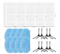 BEAZOOM Side Brush Filter Mop Cloth Kit For Conga M10 For Xtreme For BObsweep For Charlotte Leaf Robot Vacuums, Replacement Parts Set A Or B, For BR151 Models(B)