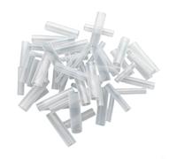 BEAZOOM Silicone Grafting Sleeves for Fruit Trees, High-Elastic Thin-Walled Tubes for Rapid Healing & Branch Support, Weather Resistant, Transparent, 50 Pack(1)