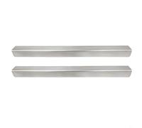 BEAZOOM Silver 304 Stainless Steel Sleeve Cabinet for Protection Strip Drawers and Doors up to 075in, 2 Pieces(23in)