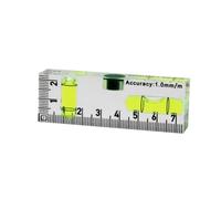 BEAZOOM Small Spirit Level 75mm with Scale Markings, Acrylic Body Professional Woodworking and Home Decoration