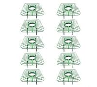 BEAZOOM Square Strawberry Plant Support Frame, 4-Foot Stable Base Keeps Fruit Elevated at 45 Degree Angle, Weather Resistant Plastic Gardening Stake for Strawberries Peppers Tomatoes(10pcs)