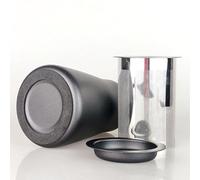 BEAZOOM Stainless Steel Coffee Grounds Filter with Detachable Design Manual Brewing Methods Cleaning Gray