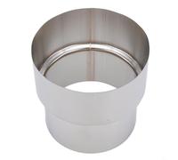 BEAZOOM Stainless Steel Flue Liner Reducer, Chimney Pipe Adaptor for Stove & Heating Systems, Tubing Connector(Ø90mm/Ø80mm)
