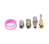 BEAZOOM Stainless Steel Sewer Jetting Nozzle Set, 14" Quick Connect Drain Cleaning Kit High Pressure Washer Hose, Grease and Sand Removal