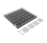 BEAZOOM Transparent Acrylic Guitar Pick Holder, Dust-Proof Display Case for 36/40 Picks, Layered Storage Organizer(245 * 240 * 22)