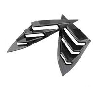 BEAZOOM Triangular Window Air Outlet, ABS Rear Quarter Window Trim for 10th Gen Civic, Matte Black Carbon Pattern Aerodynamic(Carbon Pattern)