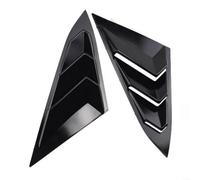 BEAZOOM Triangular Window Air Outlet, ABS Rear Quarter Window Trim for 10th Gen Civic, Matte Black Carbon Pattern Aerodynamic(Black Spray Paint)