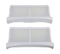 BEAZOOM Tumble Dryer Fluff Filter Plastic for Clixx Exxcel IQ100 Series 652184, 4 White Plastic (2 PACK)