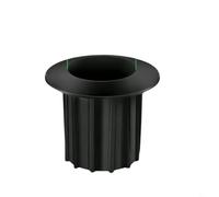 BEAZOOM Umbrella Hole Bushing: Plastic Socket for Patio Table, Reduces Wind Sway, Easy Install Garden Umbrella Base Accessory (Black)(32mm hole ring)