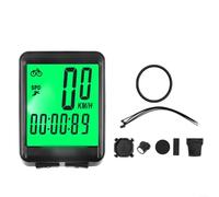 BEAZOOM Waterproof Luminous Bicycle Speedometer, Large Digital Display with Auto On/Off, Cycling Odometer for Road & Mountain Bikes(Wireless Green)