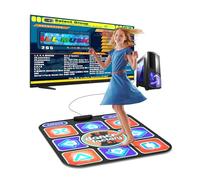 BEBAPOW USB Dance Mat for PC/Computer, Upgraded Dance Pad for Home Entertainment & Exercise, Dancing Game Installer Included, Only Compatible with Windows System (Pattern-B)