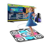BEBAPOW USB Dance Mat for PC/Computer, Upgraded Dance Pad for Home Entertainment & Exercise, Dancing Game Installer Included, Only Compatible with Windows System (Pattern-A)