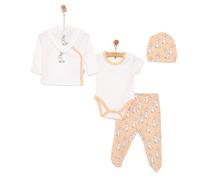Bebbek Baby Boy 5 Pcs Newborn Starter Set - Ecru