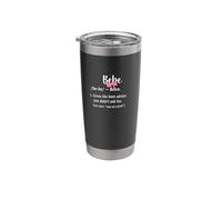 Bebe Bow Coquette Definition Gives the Best Advice Funny Stainless Steel Insulated Tumbler