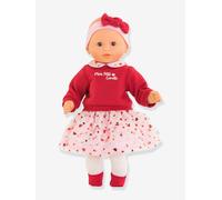 Bébé Calin Margaux Heart Petals Doll - COROLLE red