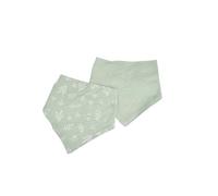 Bébé Douceur Celadon Bandana Bibs 100% Cotton Gauze 16 x 41 cm Pack of 2