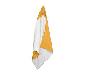 BEBE DOUCEUR Cotton Terry Towel Bath Cape - Yellow - 75 X 75 Cm