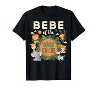 Bebe of The Wild One Safari First Birthday T-Shirt