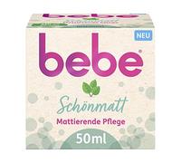 bebe Schönmatt Matte Care (50 ml), Matte Face Cream for Combination Skin with Green Tea, Light Moisturising Cream for the Face and a Healthy and Smooth Look