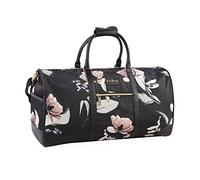 BEBE Whitney Weekend Travel Bag for Women, Black Floral, Whitney Womens Duffel Bag