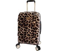 Bebe Women's Adriana 21" Hardside Carry-on Spinner Luggage,Telescoping Handles, Leopard, One Size, Leopard, One Size, Adriana 21" Hardside Carry-on Spinner Luggage