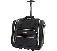 Bebe Women's Leena-Wheeled Under The Seat Carry On Bag, Black, One Size