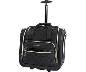 Bebe Women's Leena-Wheeled Under The Seat Carry On Bag, Black, One Size