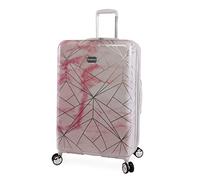 Bebe Women's Luggage Alana 21" Hardside Carry-On, Pink Marble, Carry-ON 21", Luggage Alana 21" Hardside Carry-on