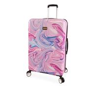 Bebe Women's Luggage Stella 29" Hardside Check-in Spinner, Fuchsia Marble