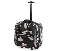 Bebe Women's Valentina-Wheeled Under The Seat Carry-on Bag, Floral Black, One Size, Valentina - Wheeled Under The Seat Carry-on Bag