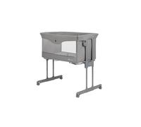 Bebeconfort Amara, Co-Sleeping Cot, 0-6 Months, 0-9 kg, Co-Sleeping Cot, 2-in-1 Co-Sleeping Cot and Crib, Compact Folding in 3 Seconds, Easy to Carry, Practical Travel Bag, Tinted Graphite