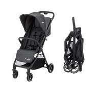 Bebeconfort Azur, Compact Baby Stroller, 0-3 Years (15 kg), Lightweight Baby Pushchair, Automatic One Hand Fold, Stepless Recline to Lie-Flat, Spacious Basket, Mineral Green