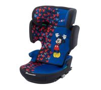 Bebeconfort Disney Hera i-Fix, Backrest Booster Car Seat, 3.5-12 Years, 100-150 cm, Mickey Mouse, Foldable, Lightweight, 4.4 kg, 14 Headrest Positions, Fun Mickey