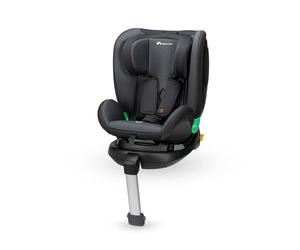Bebeconfort EvolveFix Plus i-Size, 360 Swivel Car Seat, 0-12 Years, 40-150cm, ISOFIX Car Seat Group 0+/1/2/3, Rear Facing, 4 Recline Positions, Side Impact Protection, Support Leg, Tinted Black