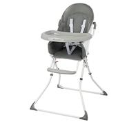 Bebeconfort Kanji Compact Folding High Chair from 6 Months to 3 Years up to 15 kg Grey Mist