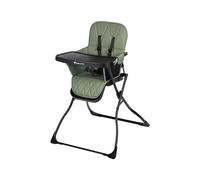 Bebeconfort Lily Baby High Chair, 9-15 kg, Mineral Green | Compact & Lightweight, 6 Months - 3 Years, 4 kg, Soft Padding, One-Hand Fold, Easy to Clean, 5-Point Safety Harness