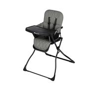 Bebeconfort Lily, Baby Highchair, 6 Months - 3 Years, 9-15 kg, Ultra Compact Fold, Lightweight Highchair (4 kg), Easy to Keep Clean, Soft Padded Comfort, Easy One Hand Fold, Tinted Grey
