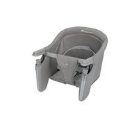 Bebeconfort Malva Baby Clip-On Table Chair, 6 Months - 3 Years (15 kg), Secure and Stable Fit, Seat and Fleece Fabrics, Easy Installation, Compact Folding, Lightweight (1.8 kg), Mineral Grey