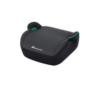 Bebeconfort Manga I-Safe, Car Booster Seat, 6-12 Years, 125-150 Cm, Child Booster Seat, Compact and Lightweight (<1Kg), Belt Installation, Fully Padded, Soft-Touch Fabrics, Tinted Black