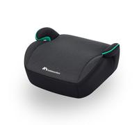 Bebeconfort Manga I-Safe, Car Booster Seat, 6-12 Years, 125-150 Cm, Child Booster Seat, Compact and Lightweight (<1Kg), Belt Installation, Fully Padded, Soft-Touch Fabrics, Tinted Black