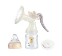 Bebeconfort Manual Breast Pump, Silicone Breast Pump, Manual Breast Pump Kit with 150 Ml Baby Bottle Included, Colour Sand
