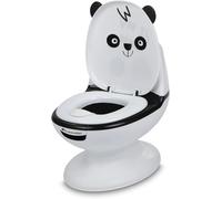 Bebeconfort Mini Size Toilet, Baby Potty Training Toilet, 1 - 3 Years, 0 - 20 kg, Lifelike Design with Splash Guard, Real Flush Sound, Removable Bowl, Easy to Clean, Rubber Foot, Panda