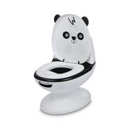 Bebeconfort Mini Size Toilet, Baby Potty Training Toilet, 1 - 4 Years, 0 - 20 kg, Lifelike Design with Splash Guard, Real Flush Sound, Removable Bowl, Easy to Clean, Rubber Foot, Panda Bear