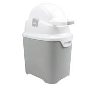 Bebeconfort Odour Control Diaper Bin Size L, Nappy Bin, Anti Odour Lid, Compatible With Any Bin Liners, Holds Up to 30 Nappies, One-Handed Usage, Conventient Size For Storage, Easy to Clean, Grey