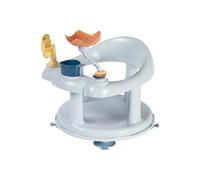 Bebeconfort Playful Swivel Baby Bath Seat, 6-12 Months, Max. 10 kg, Sit up Bath Chair for Baby, 360° Swivel Seat, Activity Tray, Non-Slip, Ergonomical, Suction Cups, Blue