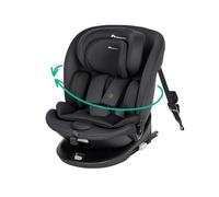 Bebeconfort RevolveFix 360 i-Size, 360 Swivel Car Seat, 0-12 Years, 40-150 cm, ISOFIX Car Seat, Top Tether Installation, 360 Rotation, 6 Recline Positions, 12 Headrest Positions, Full Black